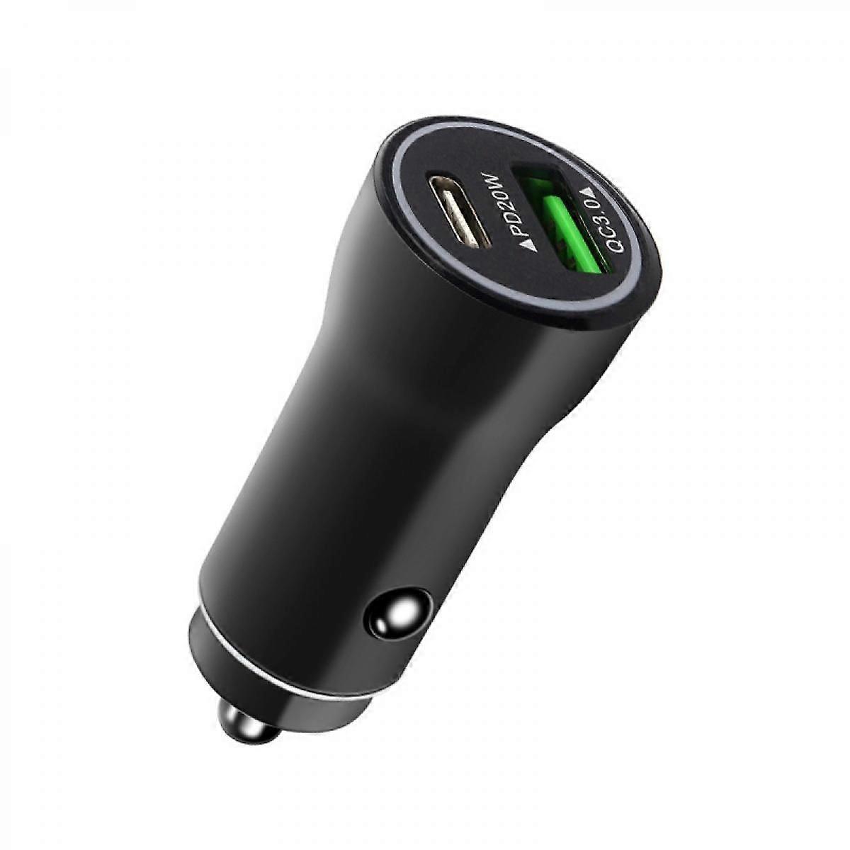 USB gsterimi 20W Hzl Ara arj Cihaz (PD20W+QC3.0 Hzl arj 20W) Siyah