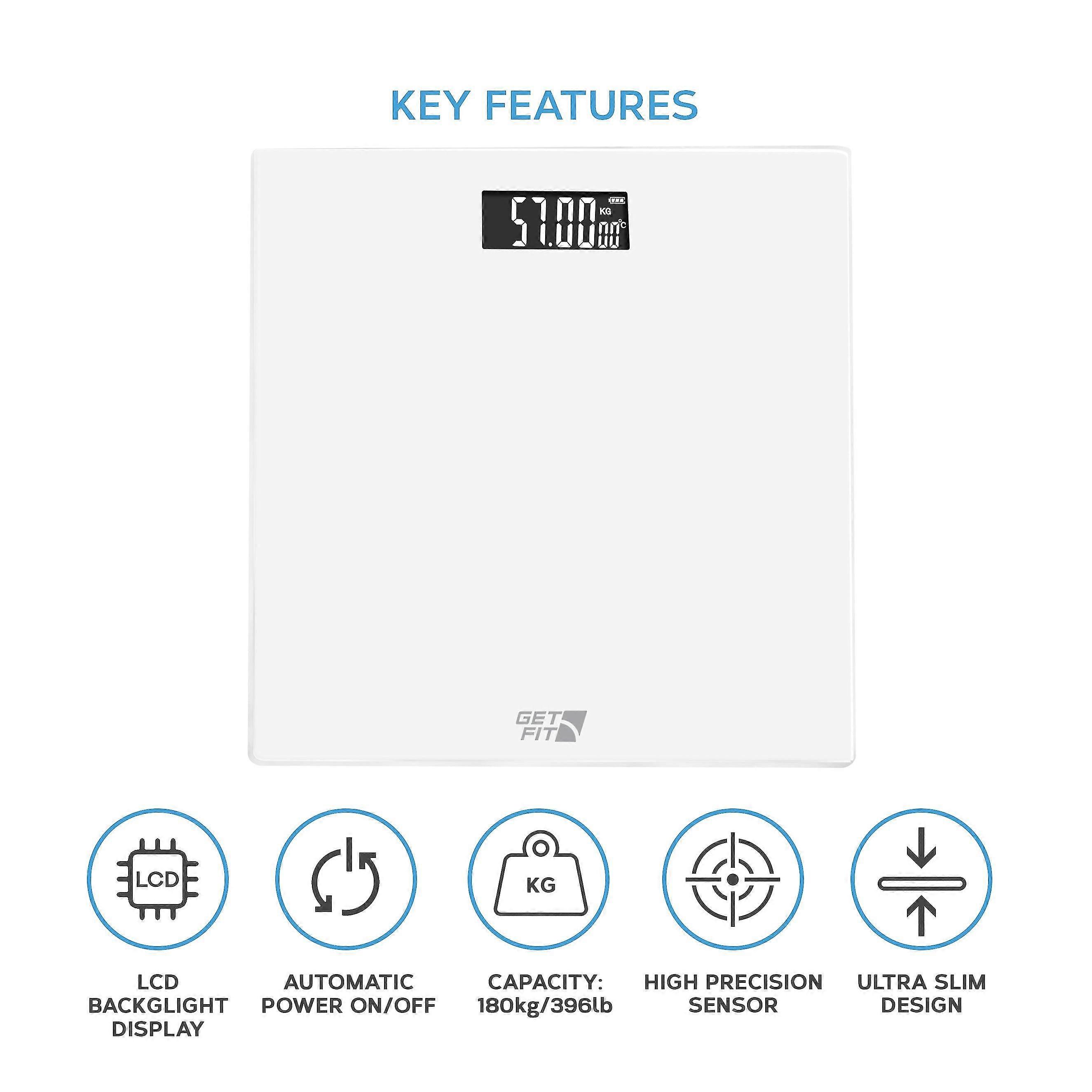 Digital Weighing Scale High Precision Strain Gauge Sensor Lcd Display Auto Onoff