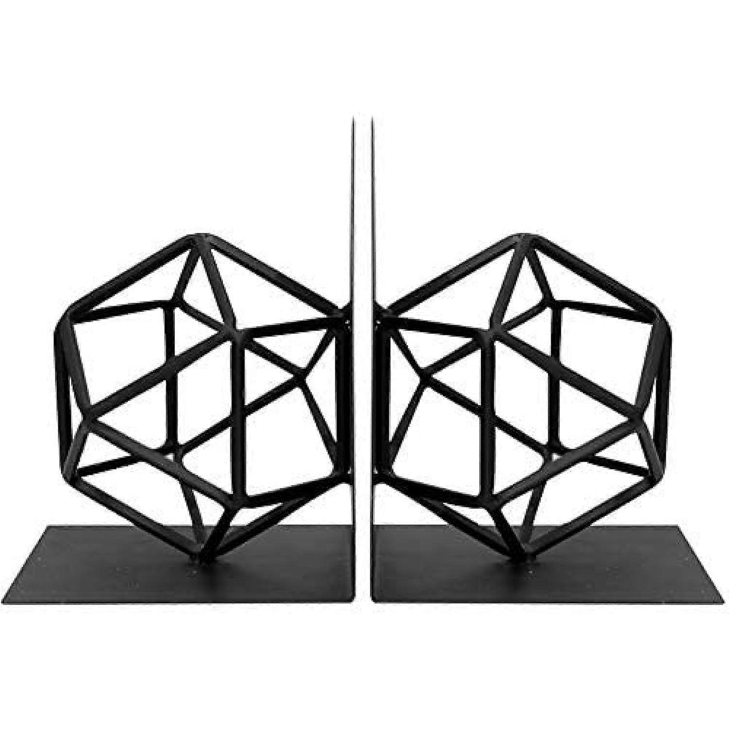 Buchstützen mit modernem geometrischem Design für zu Hause, Bibliothek, Büro