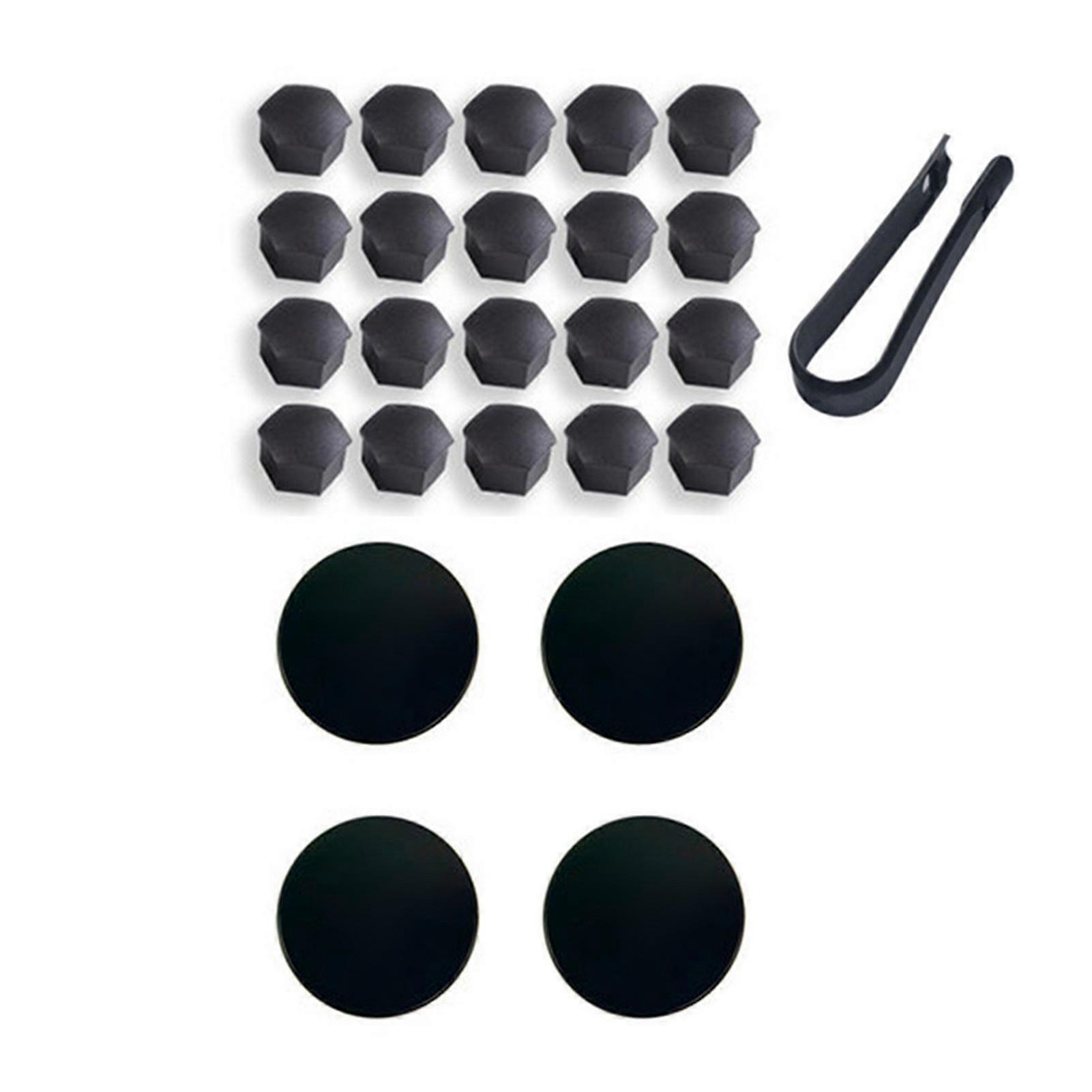 Hub Center Cap Kit Waterproof Scratch Resistant Wheel Hub Cap Screw Cap Set Replacement for Model 3 S X
