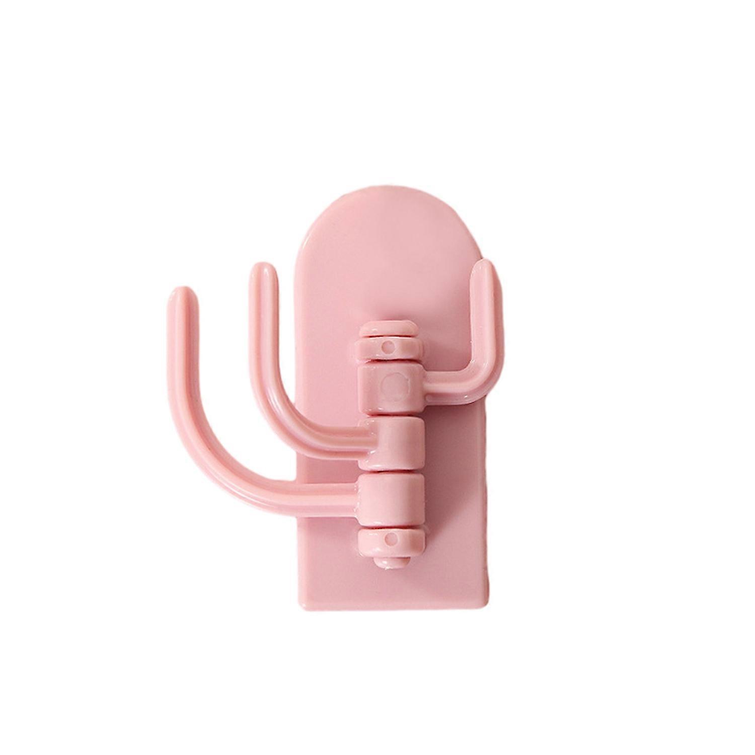 Hanger Hook Wall Mounted Punch-free Rotatable Multifunctional Self-adhesive 3-hook Key Bag Hanger