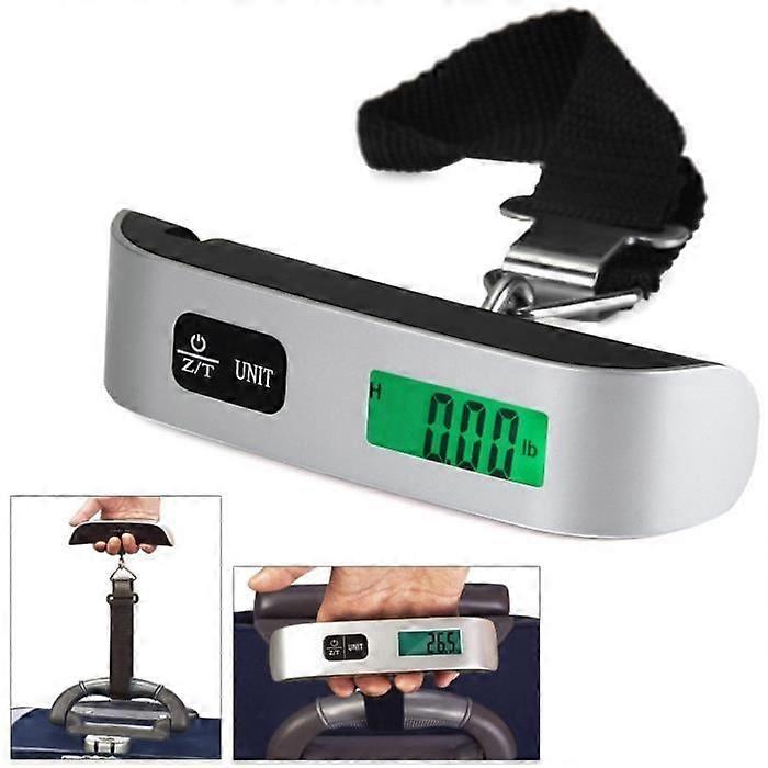50kg/10g Portable LCD Luggage Scale T Shape Digital Luggage Scale with Room Temperature Display