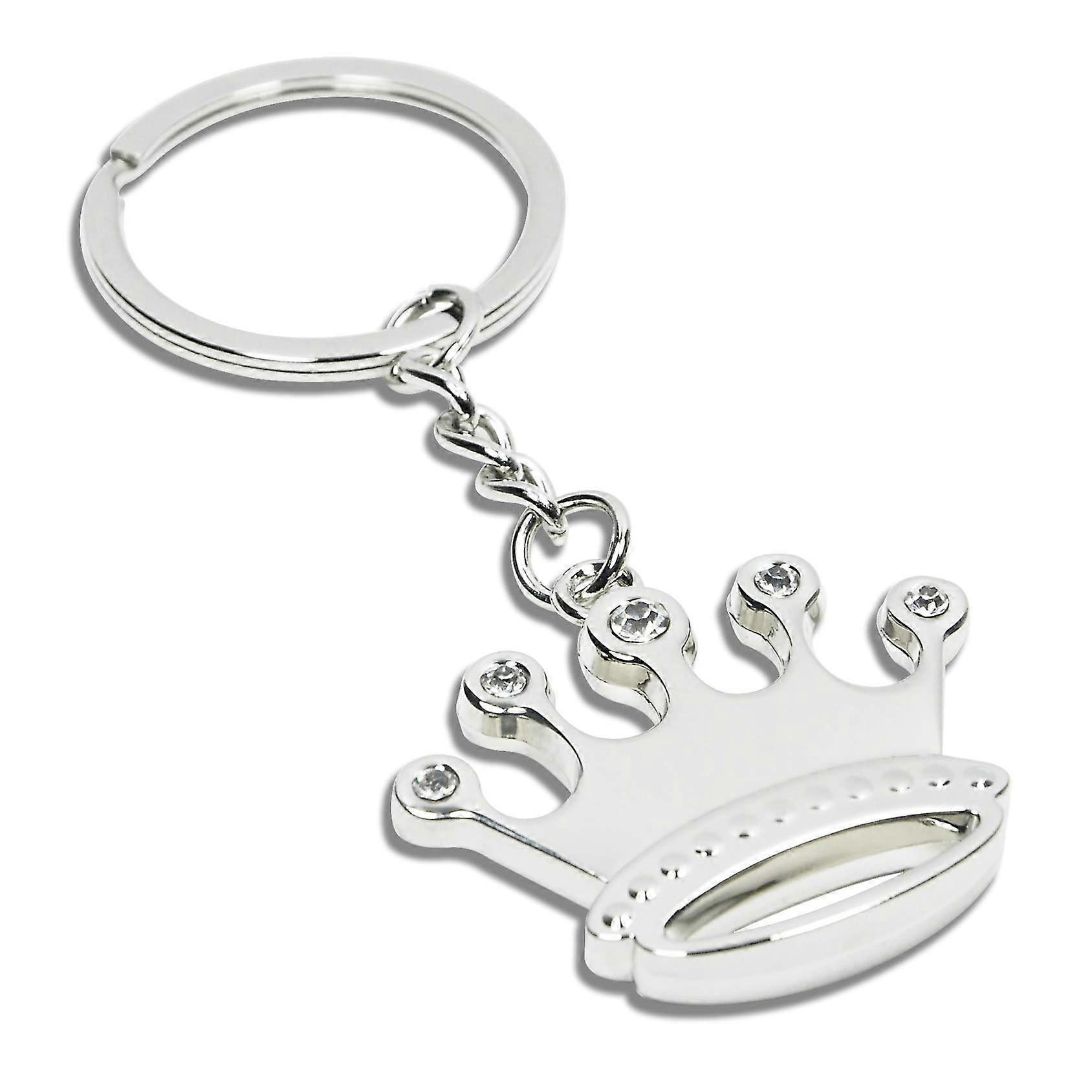 Stainless Keyring For Bag Purse Cute Compact Silver Finish