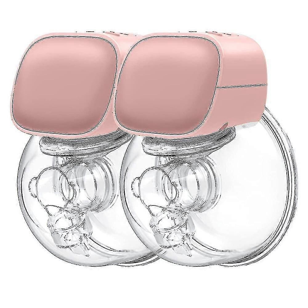 Portable Double Electric Wearable Breast Pump, Low Noise-hands-freegrey Green Pink Ns2