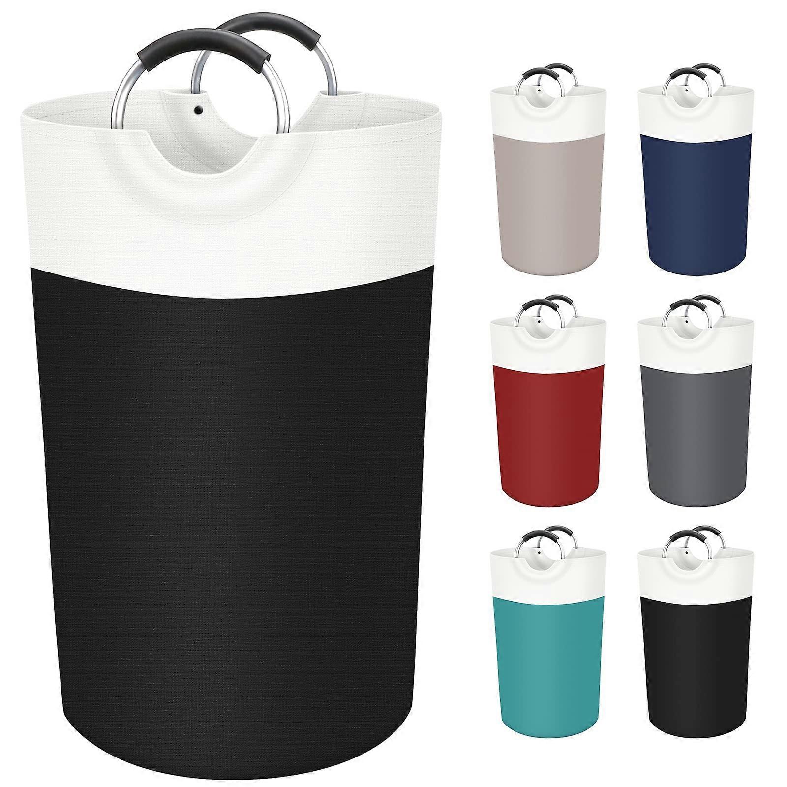 Collapsible Laundry Basket 90L for College Dorm, Family Use, Durable Fabric, Space-Saving Design