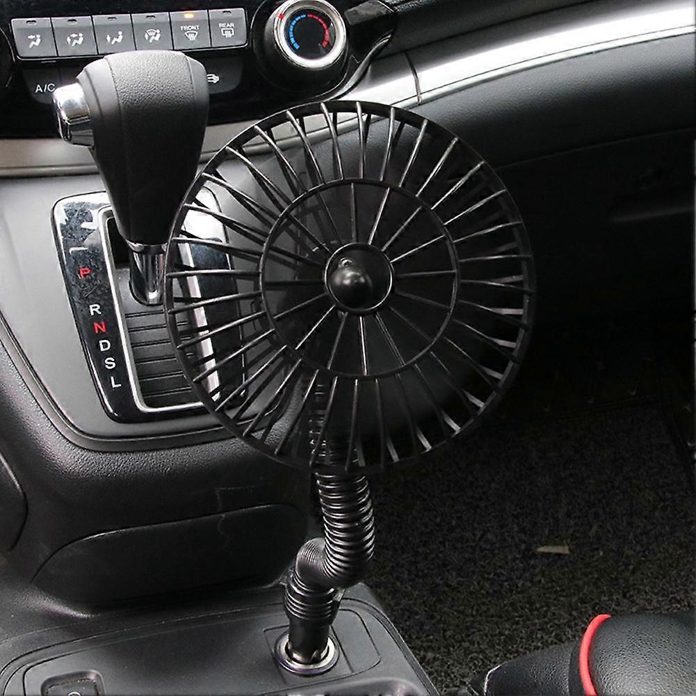 Portable 12V Car Vehicle Mini Low Noise Adjustable Angle Summer Cooling Fan Interior Accessories