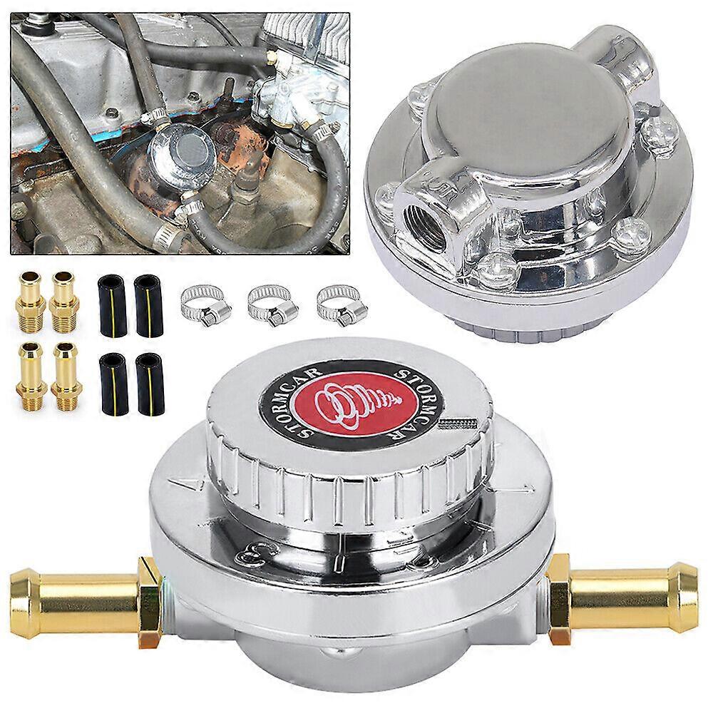 Universal Manual Adjustable Fuel Pressure Regulator Kit for Carburetor Engine UK