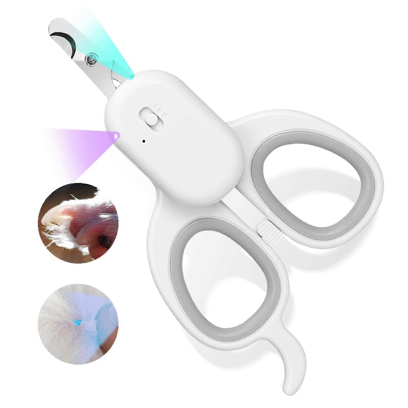 LED & -U -V light with pet cutting machine, nail blood line for over -cutting ultra bright LED light