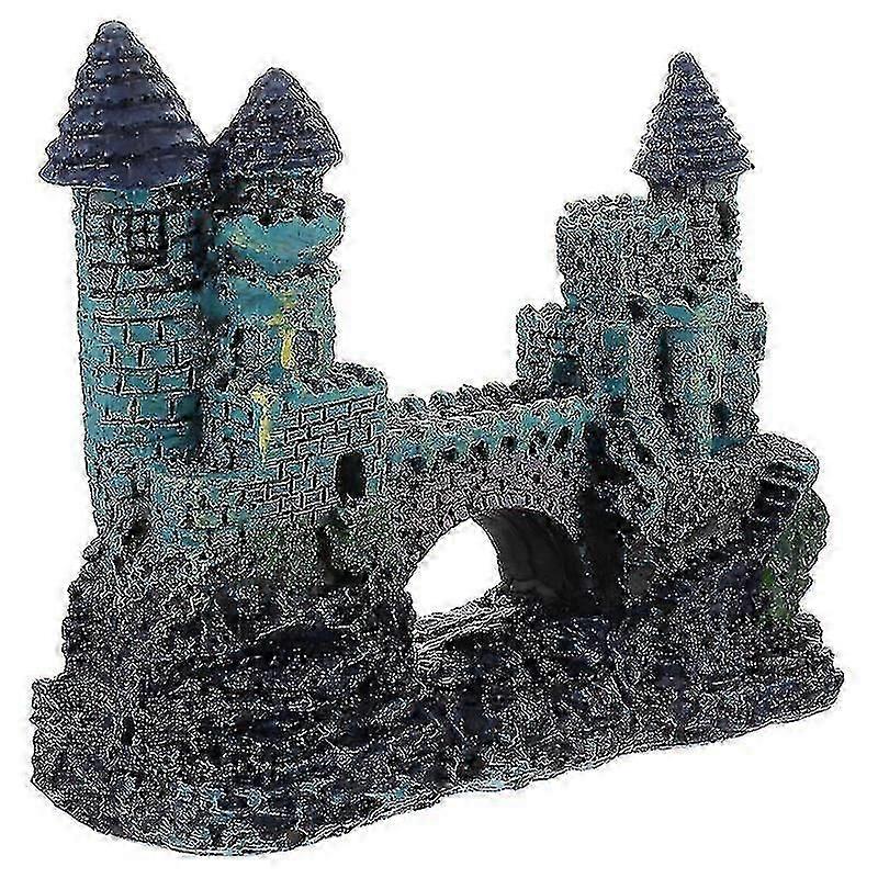 unique 1pcs artwork statue, Artificial Resin Castle
