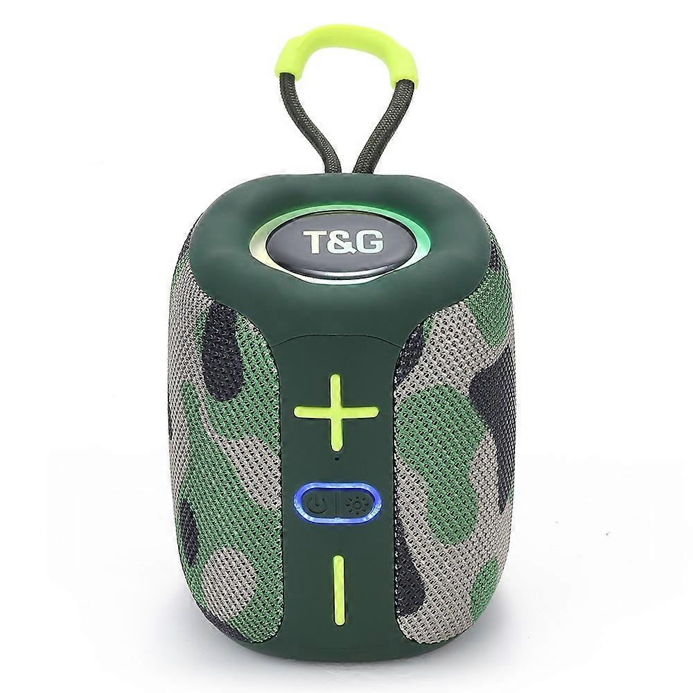 T&G TG658 Portable TWS Bluetooth Speaker Outdoor Mini Wireless Stereo Subwoofer with Colorful Light