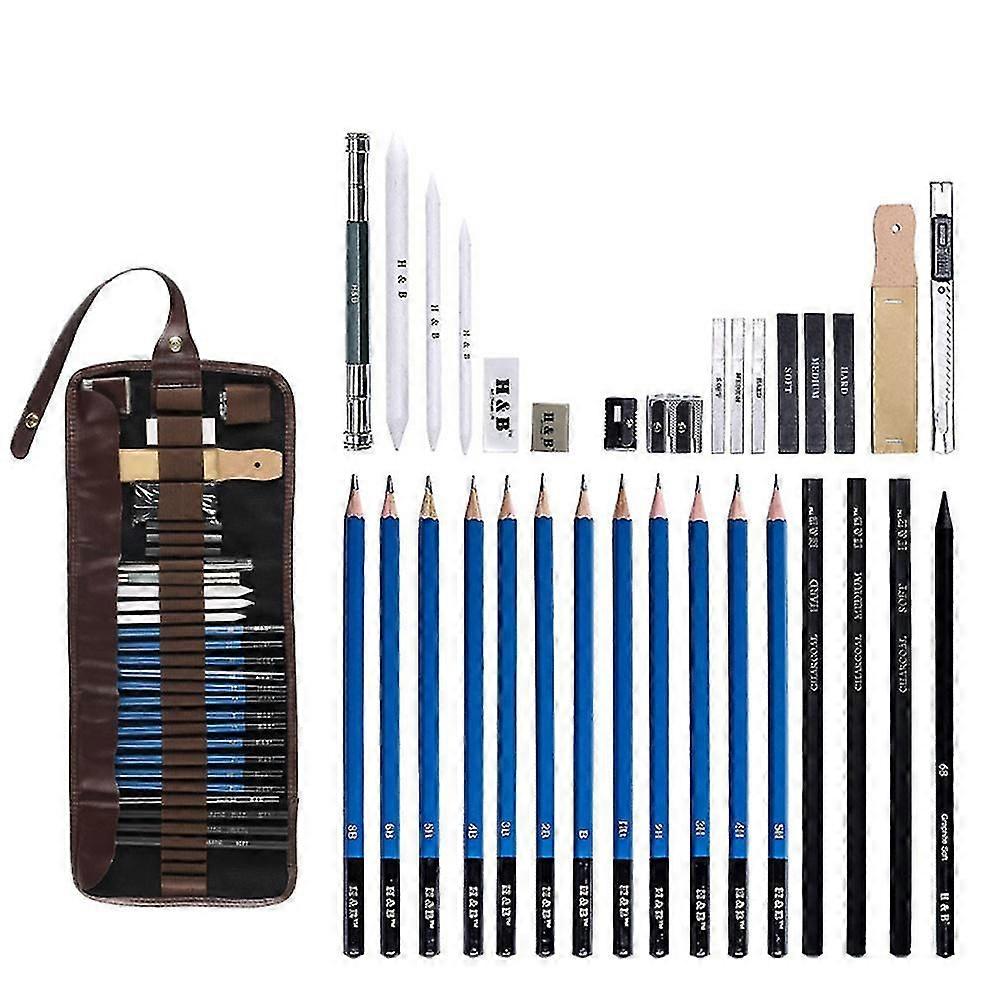 H&b 32pcs/set Professionelles Zeichenset