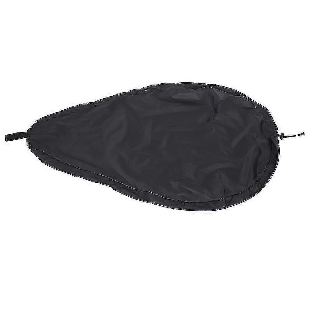 WXHUniversal Fit Blocking Kayak Canoecockpit Cover Protector Black