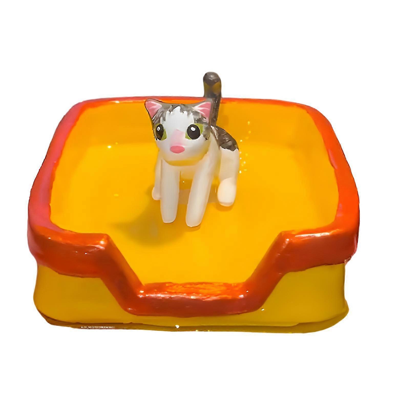 Fashionable Cat Litters Box Ashtrays Insteresting Desktop Ashtrays for Office Use