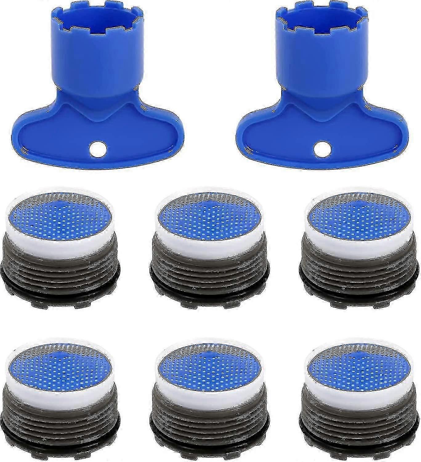8 Pcs Aerators Faucet, Environmental Faucet Aerator With Removal Wrench Toolm16 -z