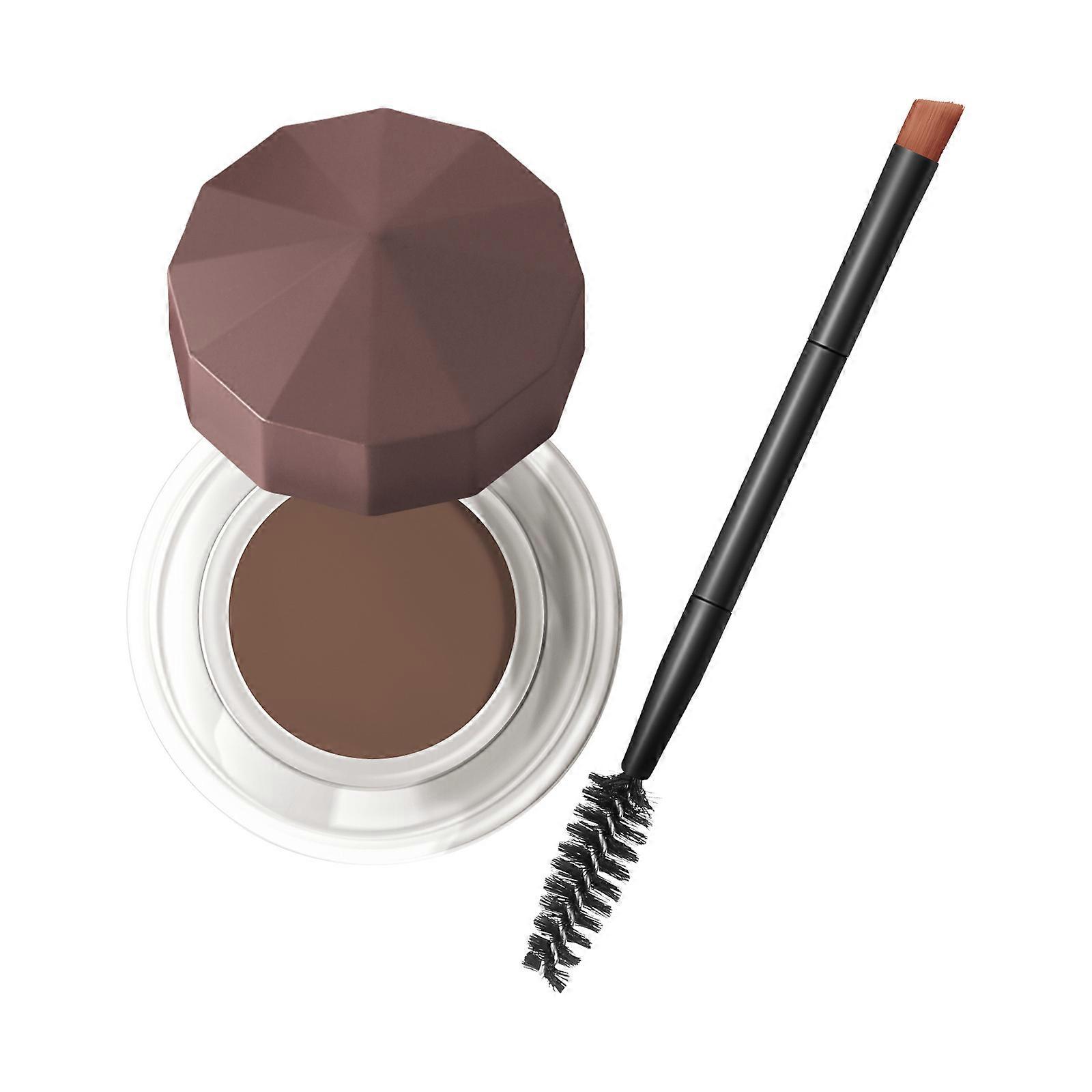 Professional Brow Pomade Dark Brown Fill and Shape Brows Filling & Shaping Defines Eyebrows with Brush for Daily Use 6