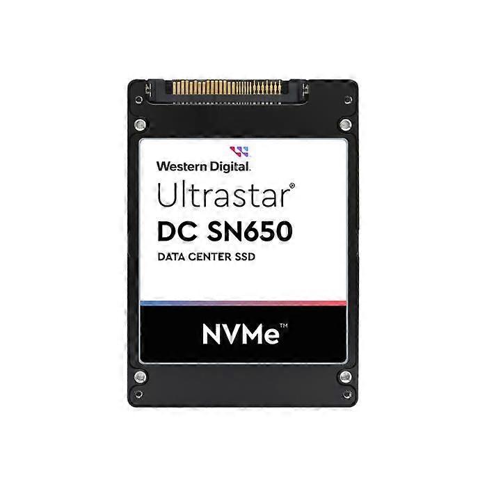 SSD - WESTERN DIGITAL - WD Ultrastar DC SN650 - 7.68 To - Internal - U.3 PCIe 4.0 (NVMe)
