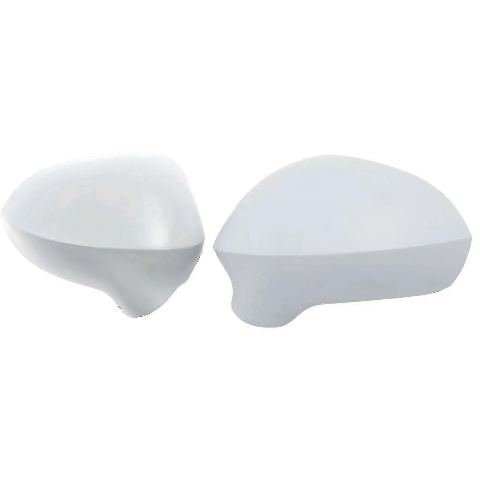 Pair Replacement Rearview Side Mirror Covers Cap For Seat Leon MK2 1P Ibiza MK4 6J Exeo 3R 2008-2017 Car Accessories Black/White