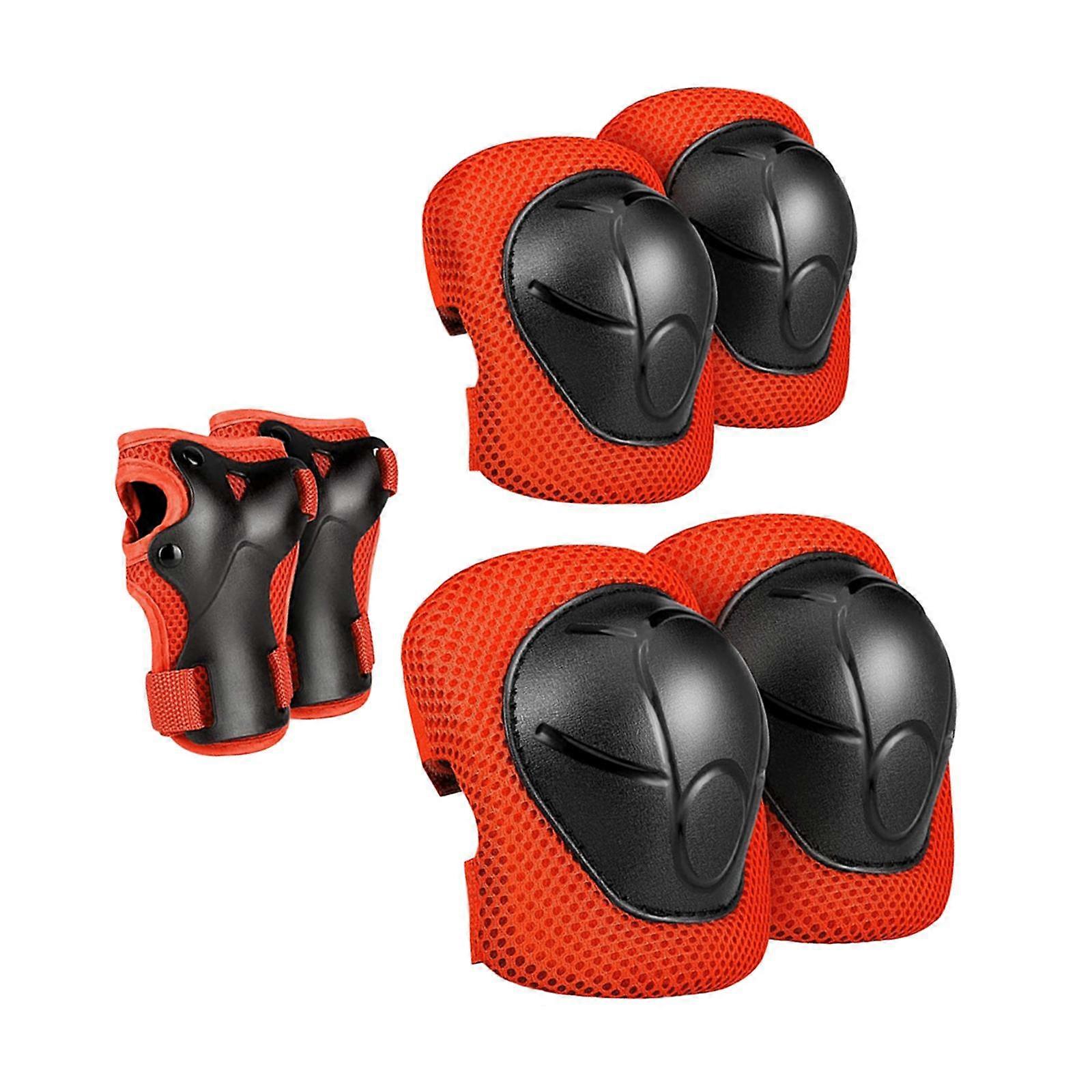Kids Pads Protective Knee Guard, Hand Multiple Adjustable Wrist for Bicycle Ski