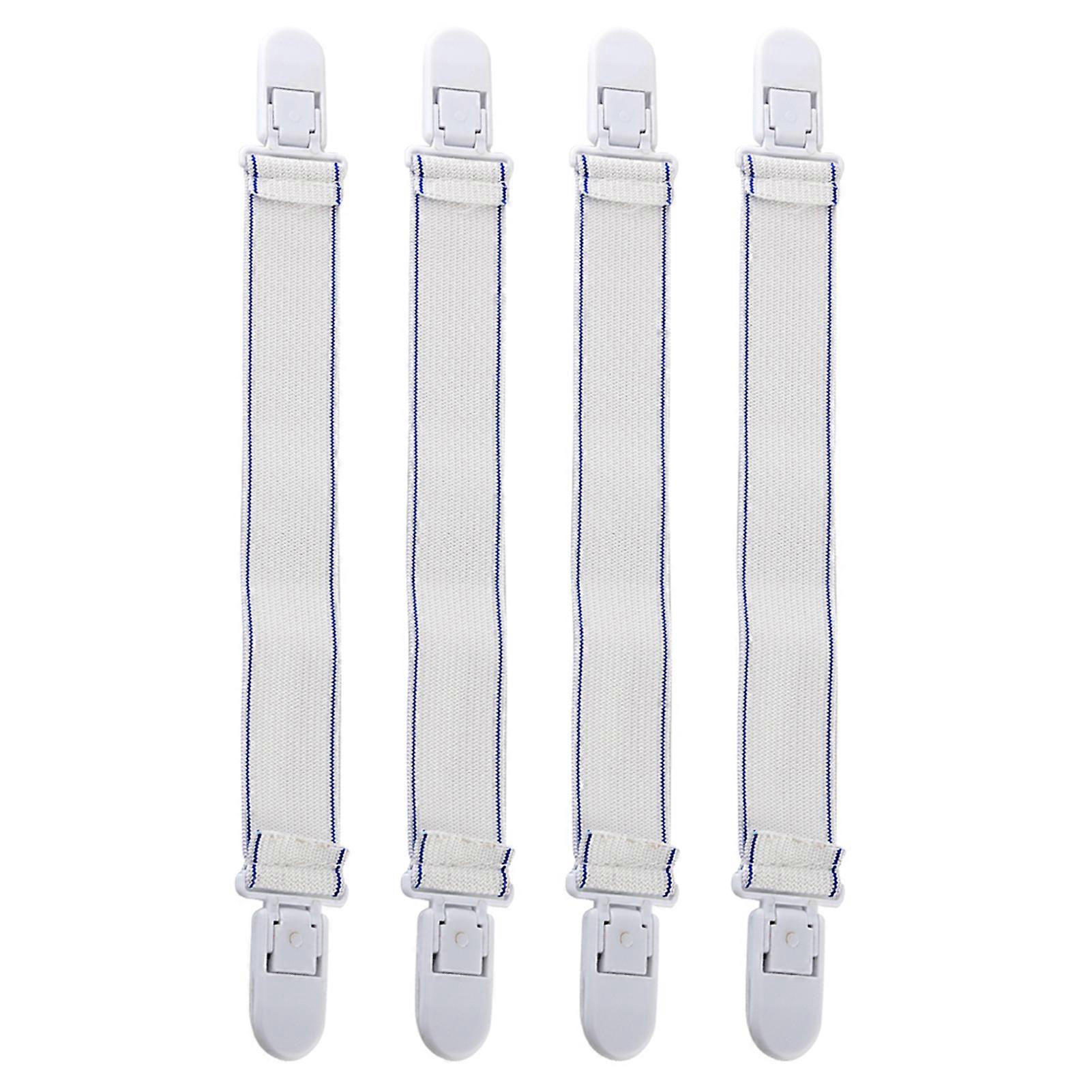Mattress Cover Fasteners, Heavy Duty Metal Clips For Bedding Sheets, Elastic Bed Straps That Are Easy To Install And Remove, Suitable For Various