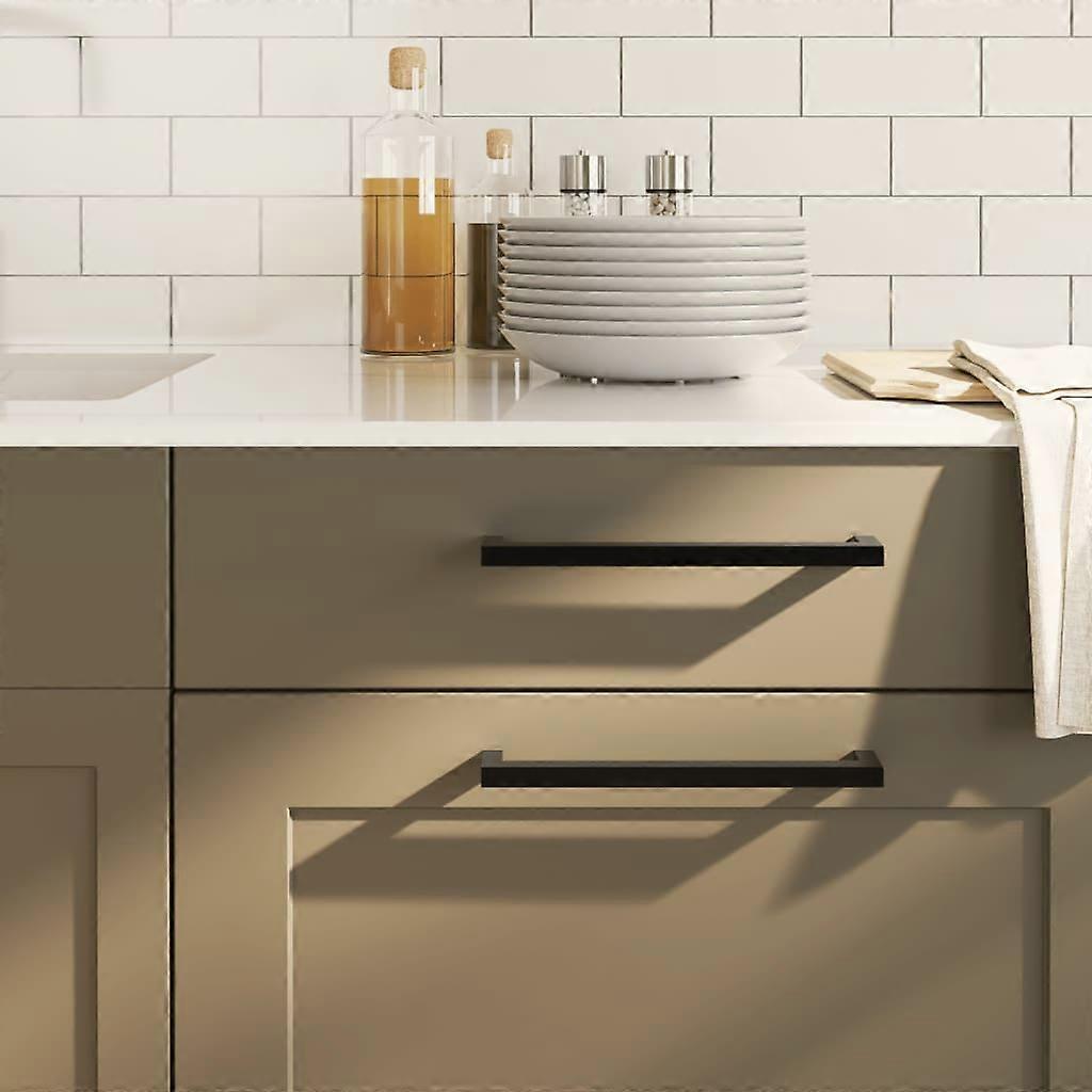 Møbelgreb 20 stk. Sort 224 mm Rustfrit Stål