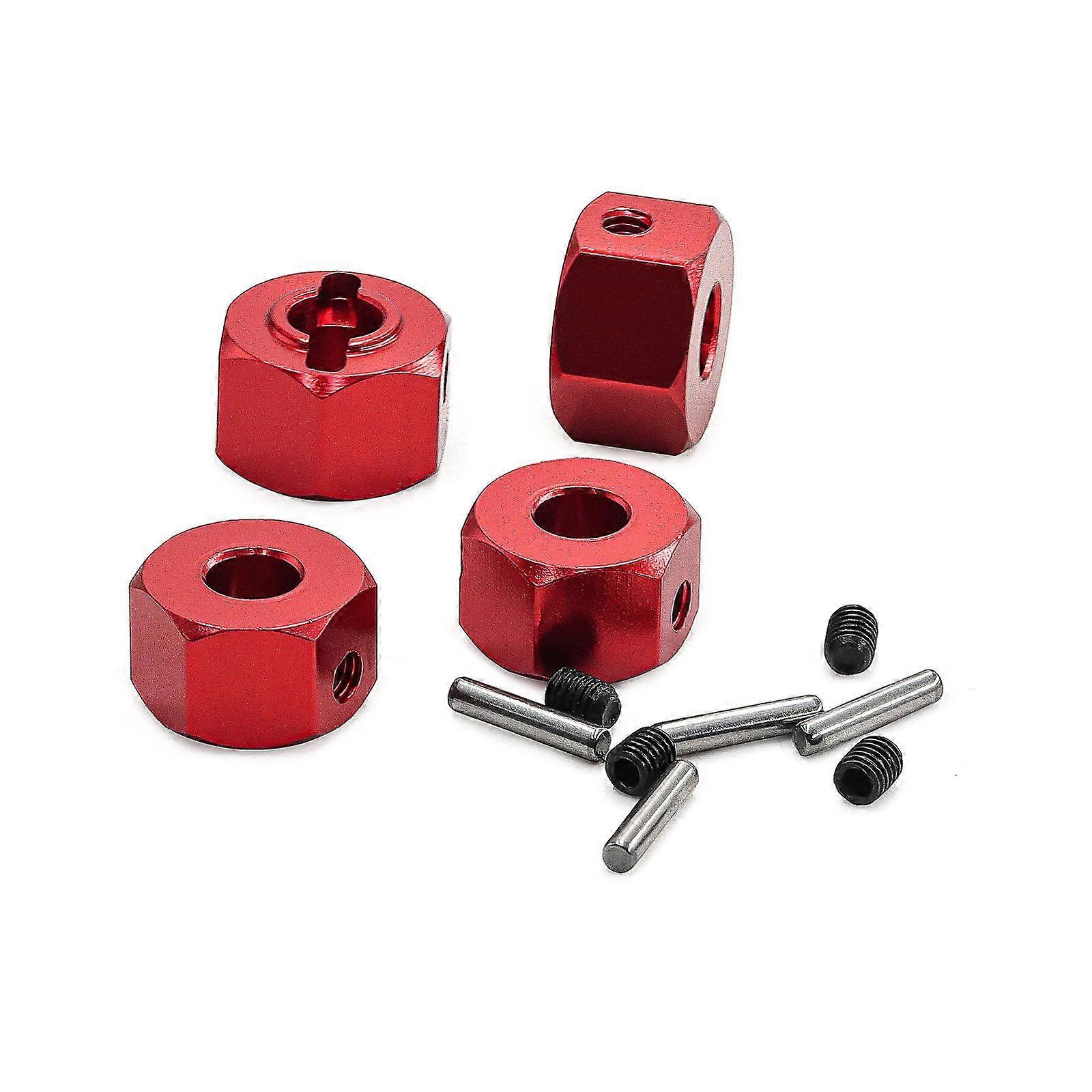 Aluminum 12mm Couplers Designed for Performances Upgrades and Customization Remote Control Models Red