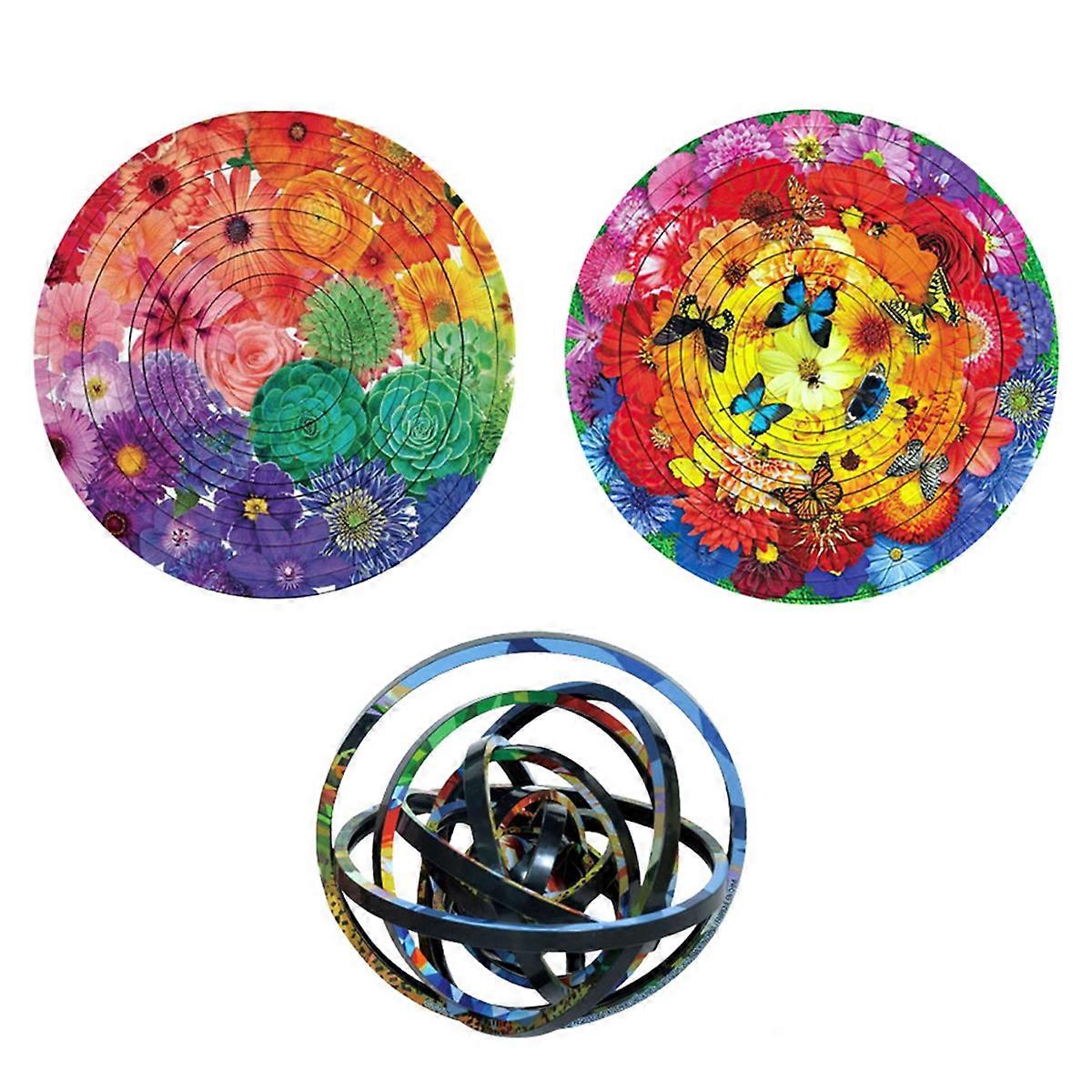360 Degree Rotation Puzzle Toy for Children's Christmas Gifts-A