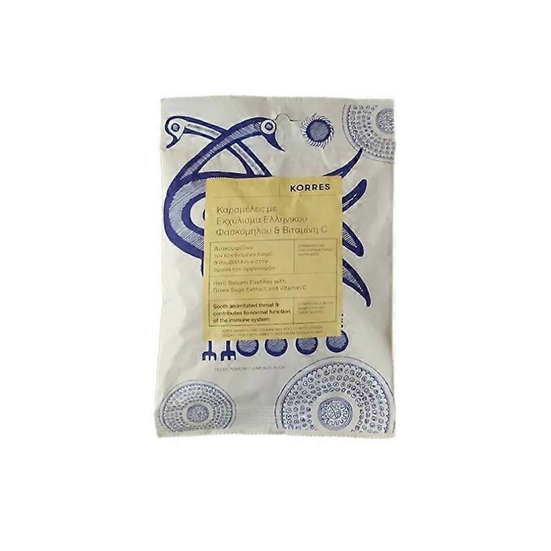 Korres Herb Balsam Pastilles with Greek Sage Extract & Vitamin C, 50gr