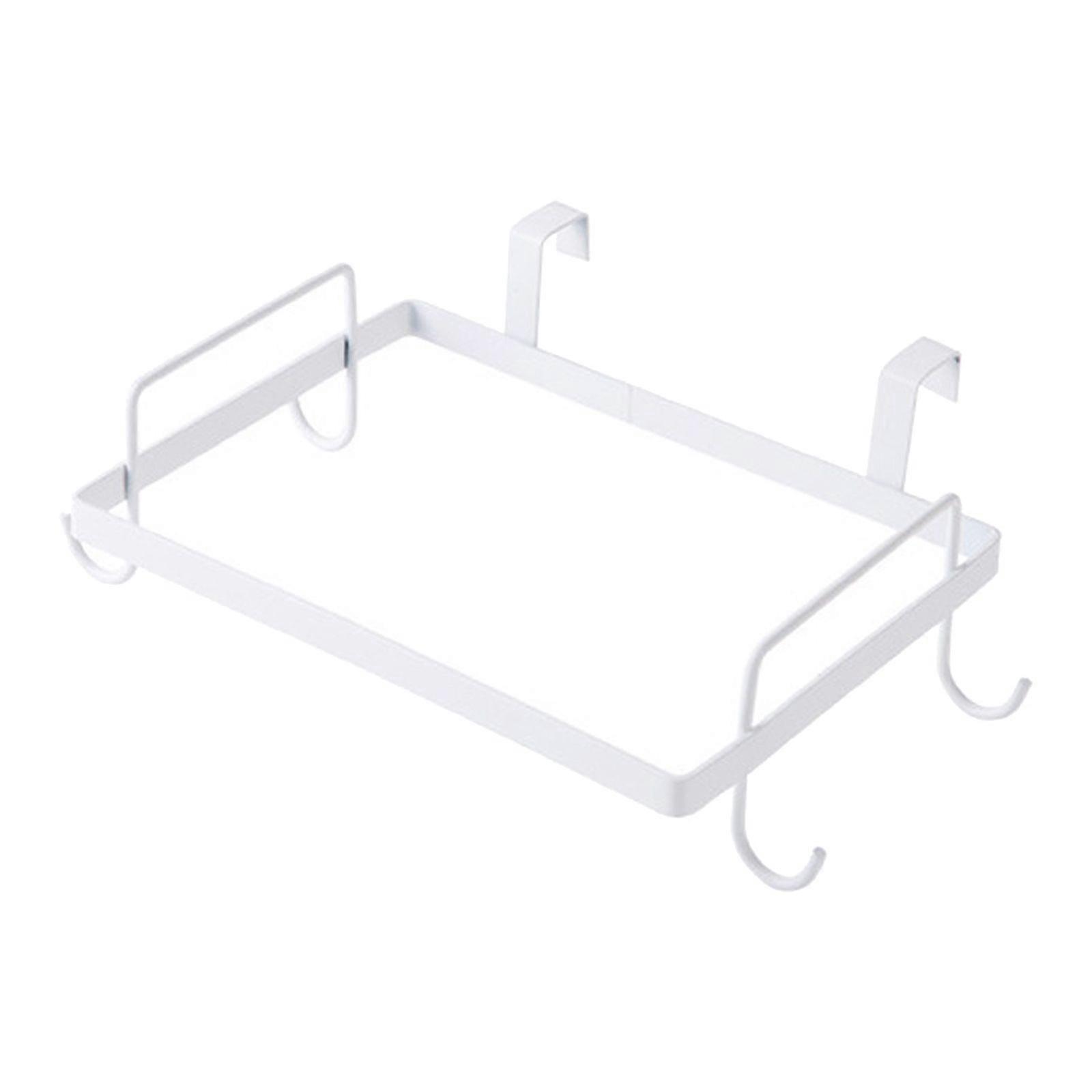 Metal Hanging Trash Rack for Kitchen or Bathroom Use