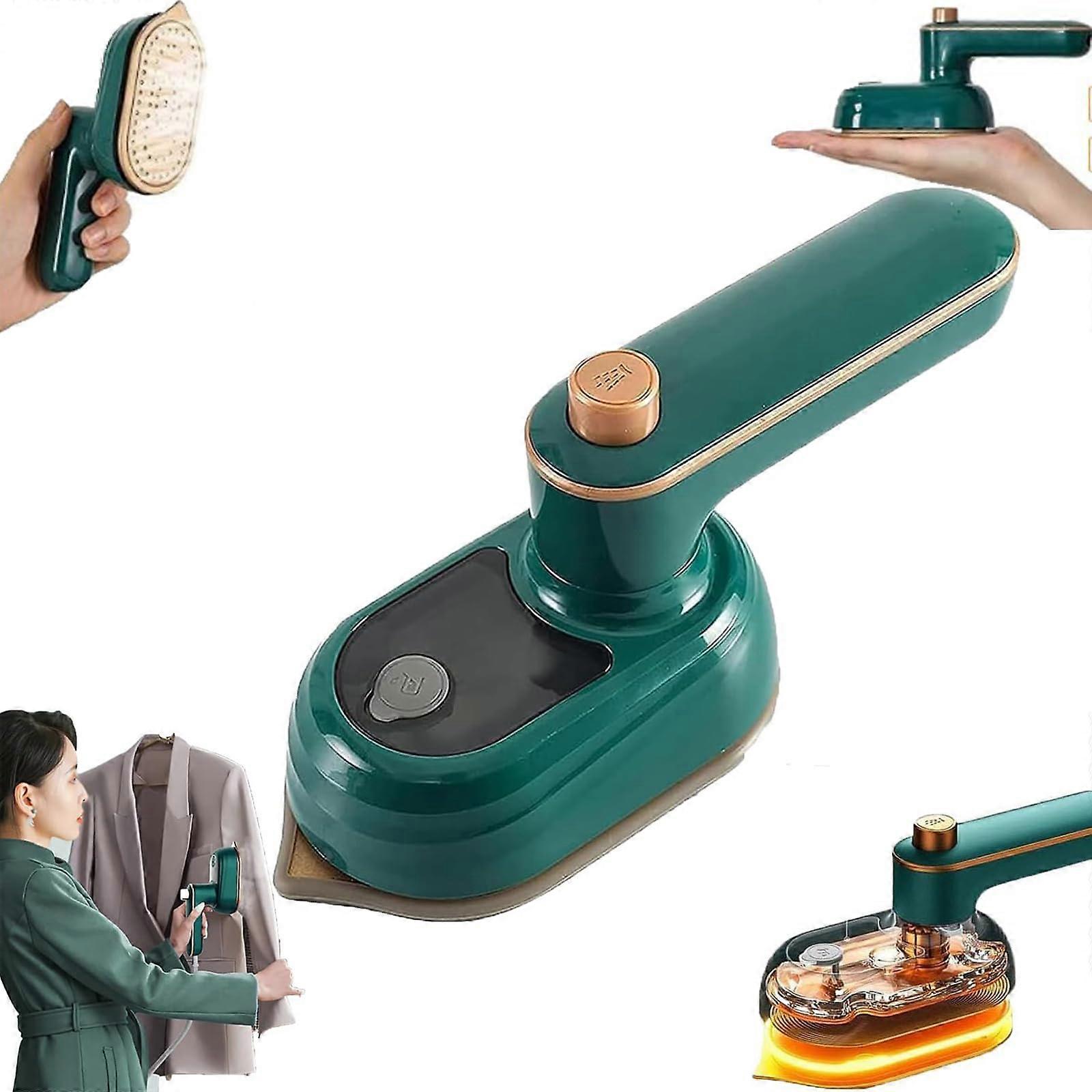 Handheld Mini Electric Steam Iron for Home, Work, and Travel - Compact, Lightweight, Non-Stick Soleplate, Easy to Use