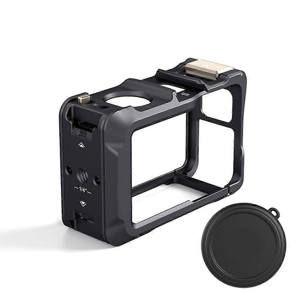 Quick Release Metal Frame Cage for Action 4/3 with Lens Protective Cover