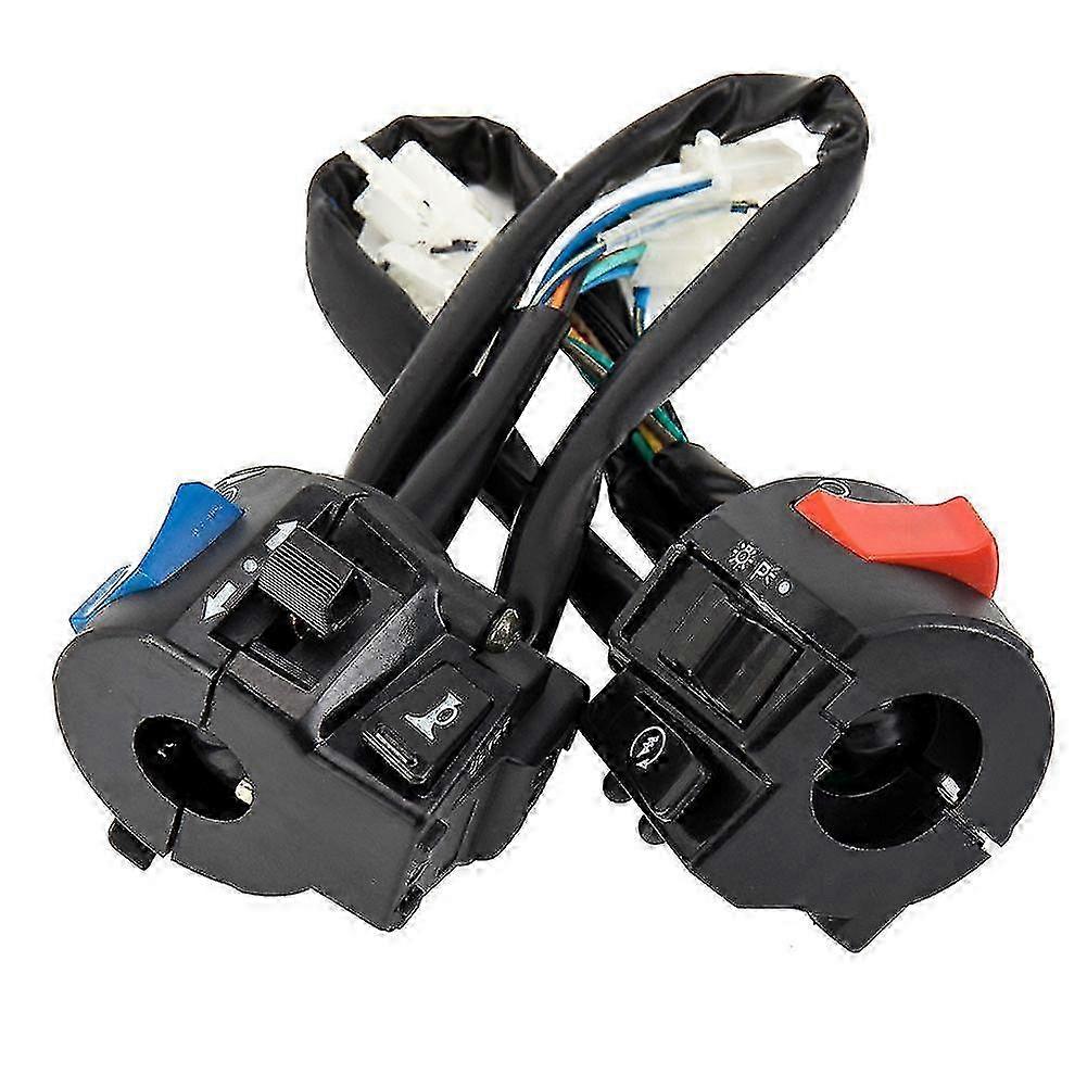 Universal On-Off Waterproof Electric Switch for Motorcycle & Scooter Handle Power Light Indicator