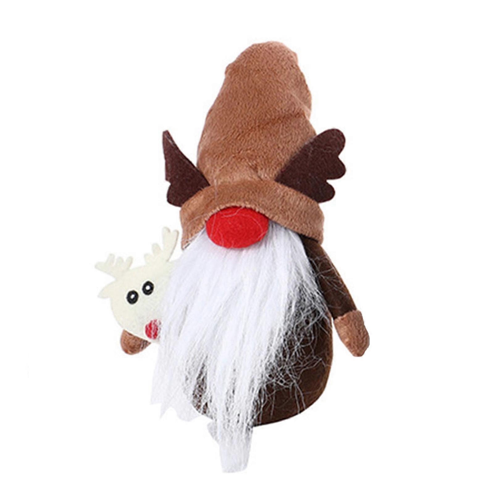 Χριστούγεννα Gnome χαριτωμένο Elk Santa καπέλο στολίδι για δημιουργικές απρόσωπες κούκλες για το σπίτι Πρωτοχρονιά γενέθλια Γάμος Διακόσμηση πάρτι
