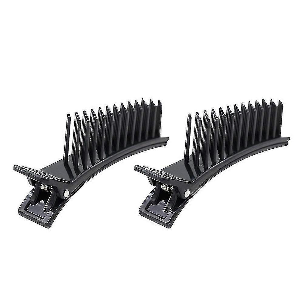 2pcs Durable Hairdressing Clips for Salon & Home Use - Multi-Function Styling, Cutting & Dyeing Hair Tools