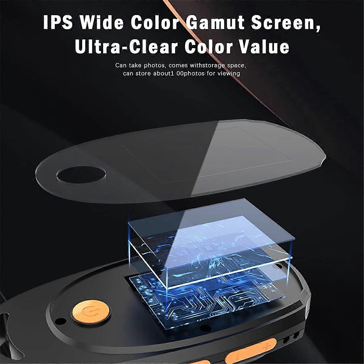 Digital Handheld Microscope 1080P 500X Video Microscope with Magnifying Glass 8LED for Electronics