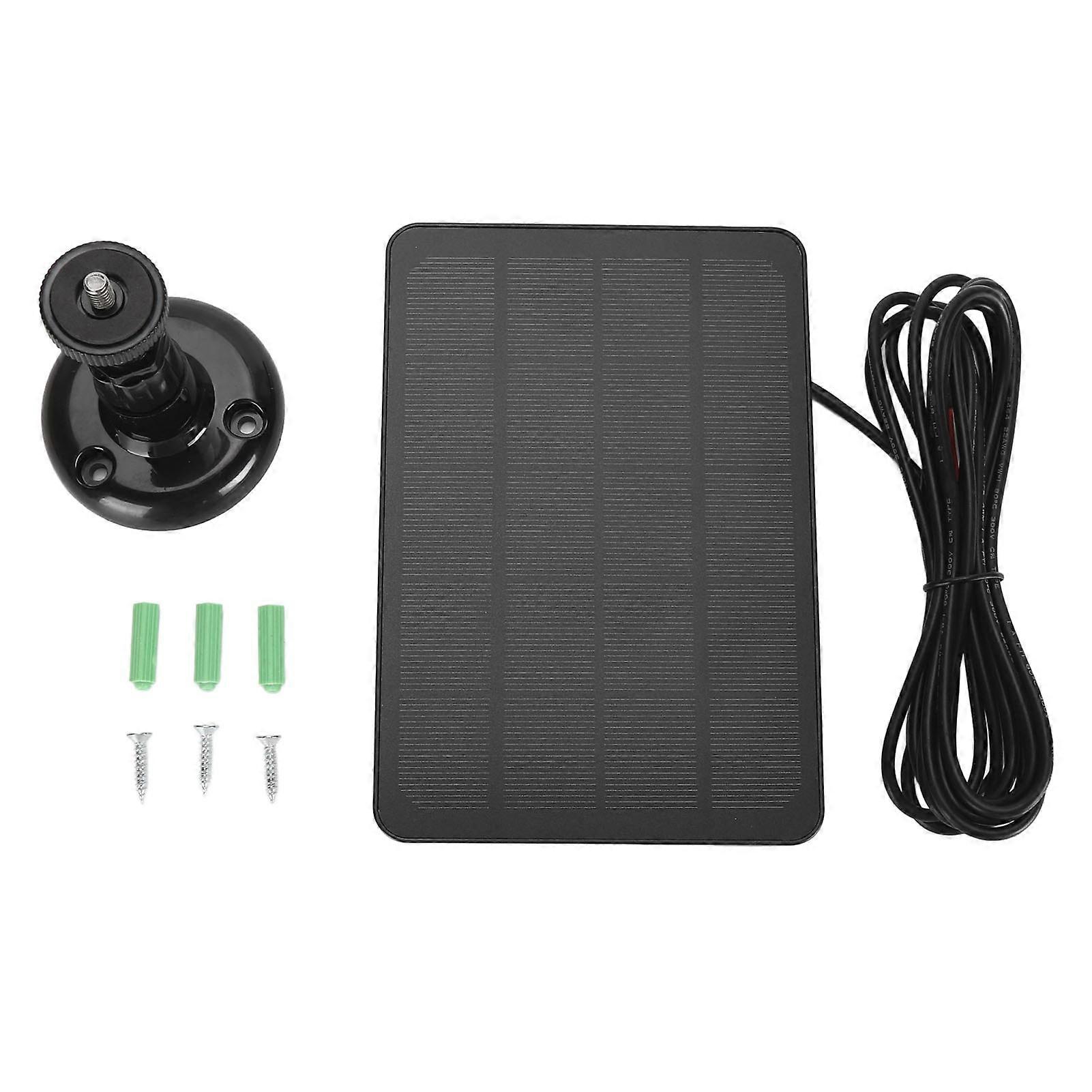 Solar Panel Charger for Google Nest Camera with Adjustable Mount 9.8ft Cable Compatible with Doorbell 3 4 Plus Video Doorbell 2 3 CSP4W-U-B