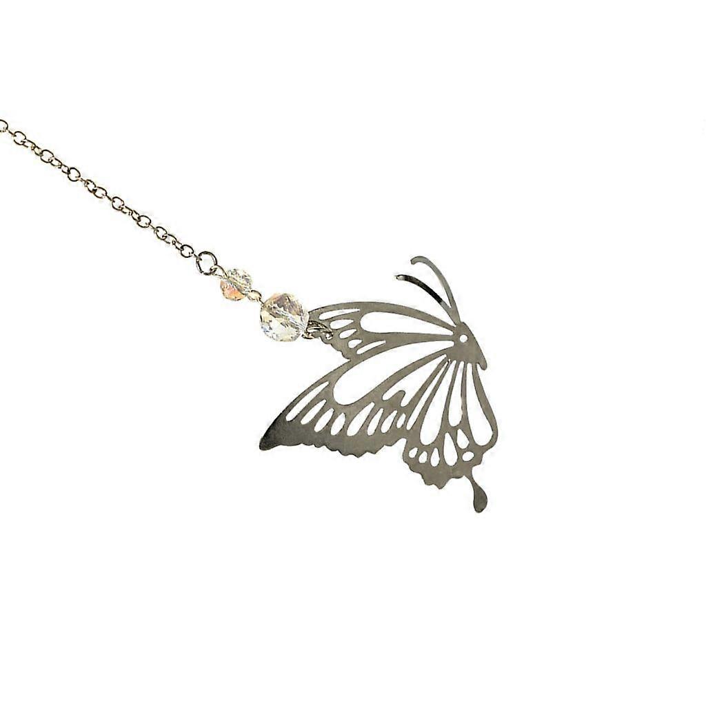 Crystal Wind Chimes Suncatchers Garden Hangings Crystal Butterfly Pendants Tree