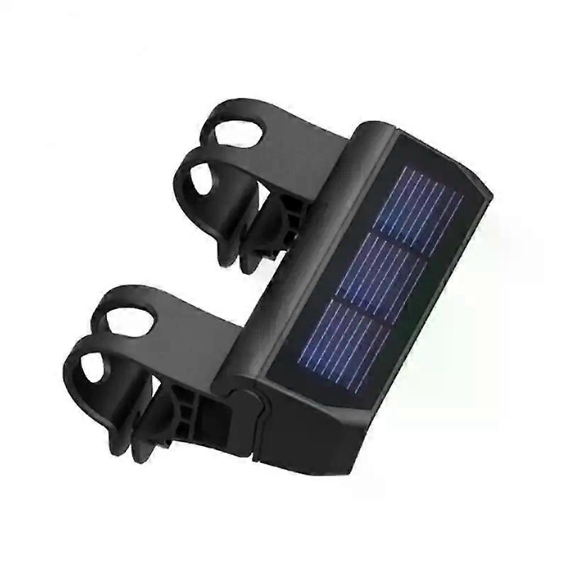  Waterproof Solar Panel Bike Front Light Automatic Generation Head Light Intelligent Induction LED Cycling Light