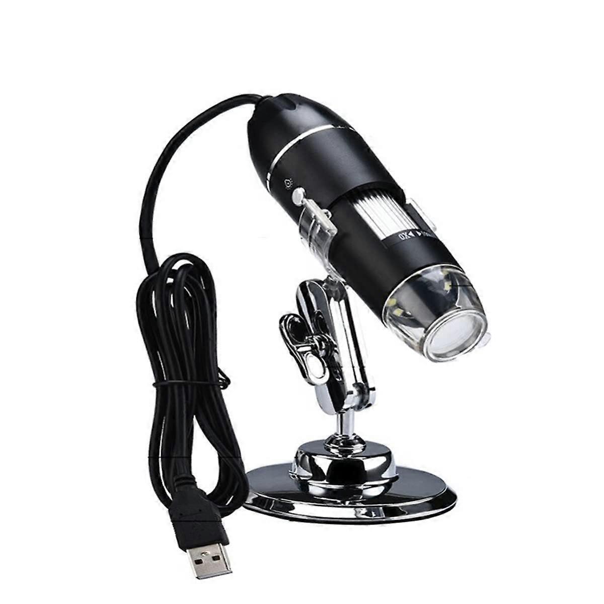 Laboratory Microscope Accessories 1600X Handheld Digital Microscope 3 in 1 USB Type-C Micro-Port Electron Microscope (USB 1000X)