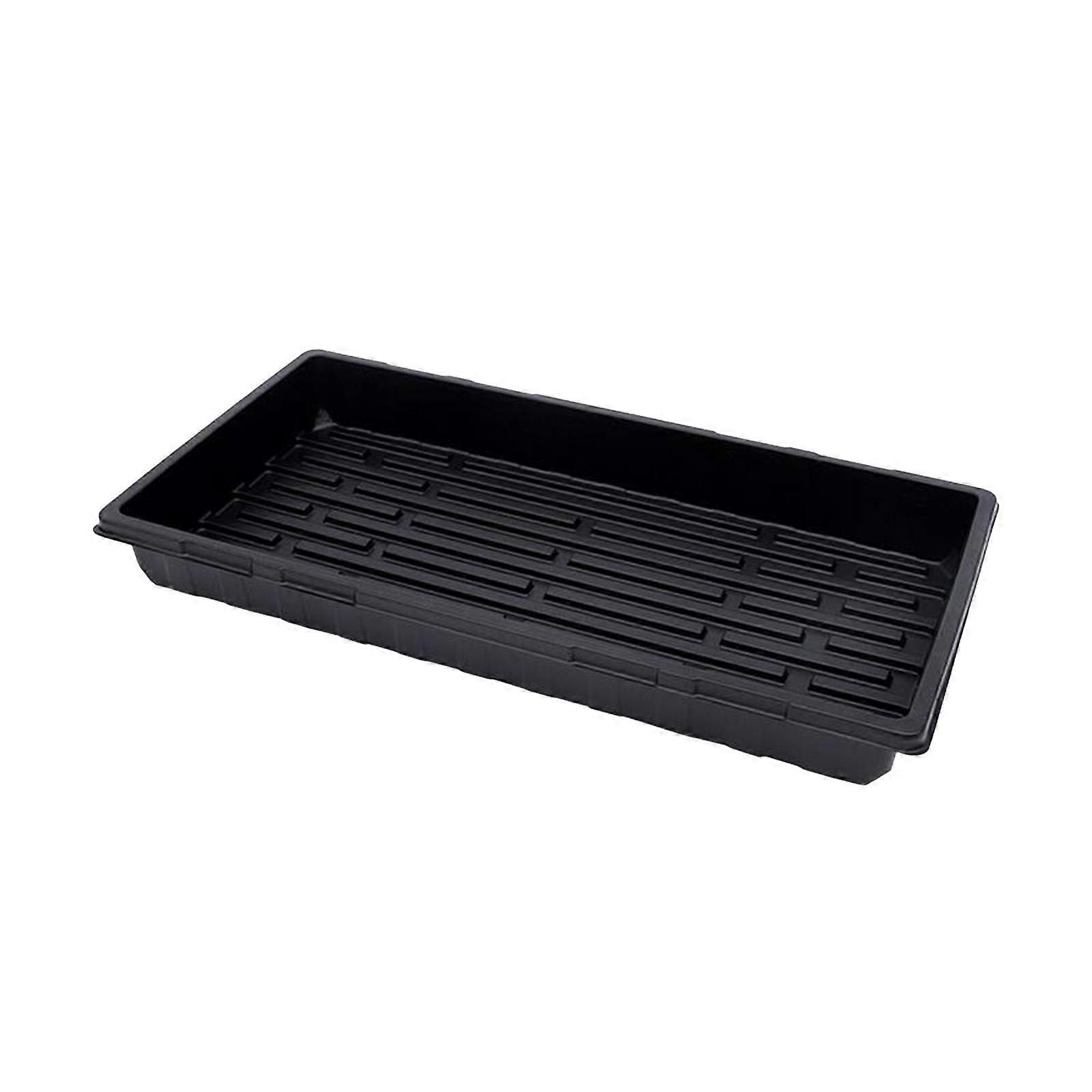 Seed Starter Tray 2 Pack - 21 x 11 x 2 Inch Plastic Planting Trays for Seedlings with Drainage Holes