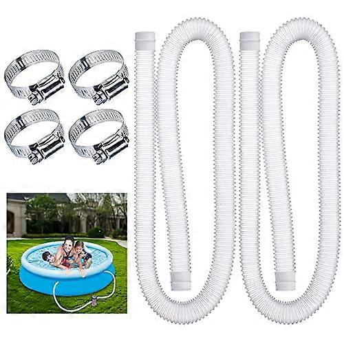 Pool Hose 1.25-Inch Spare Hose For Above Ground Pools, Pool Filter Replacement, Compatible With Above Ground Pool Filters