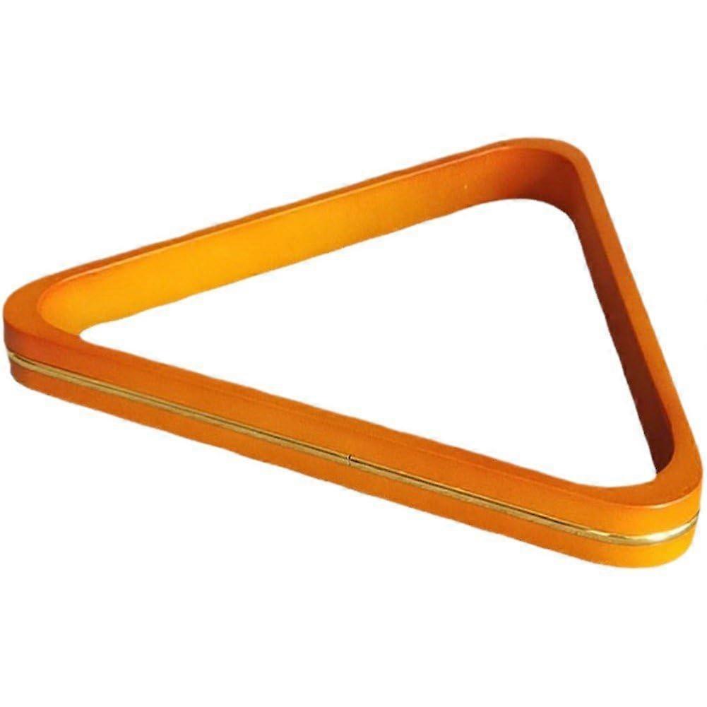 Billiard Frame, Wooden Professional Triangular Rhombus Pool Table Rack, Thickened Design for Optimal Gameplay
