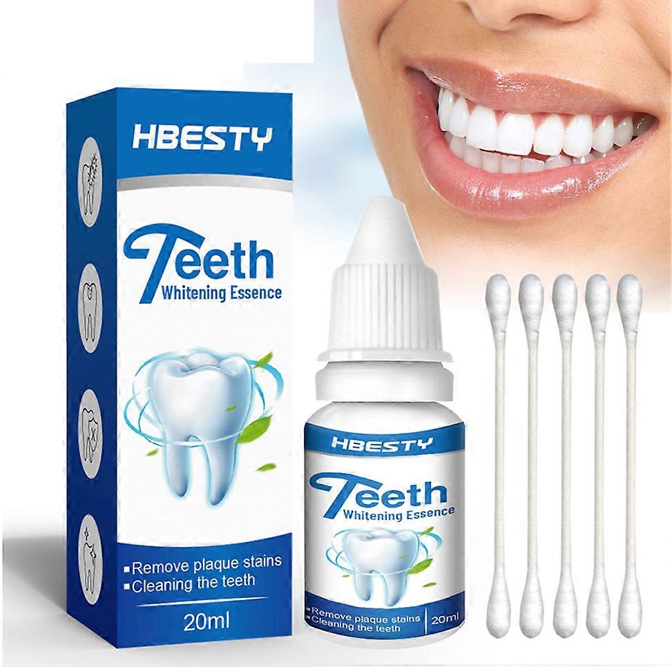 Instant Teeth Whitening Essence, Teeth Whitening Gel, Tooth Polish, Tooth Stain Removal, Freshens Breath Care for Sensitive Teeth, Tooth Cleaning
