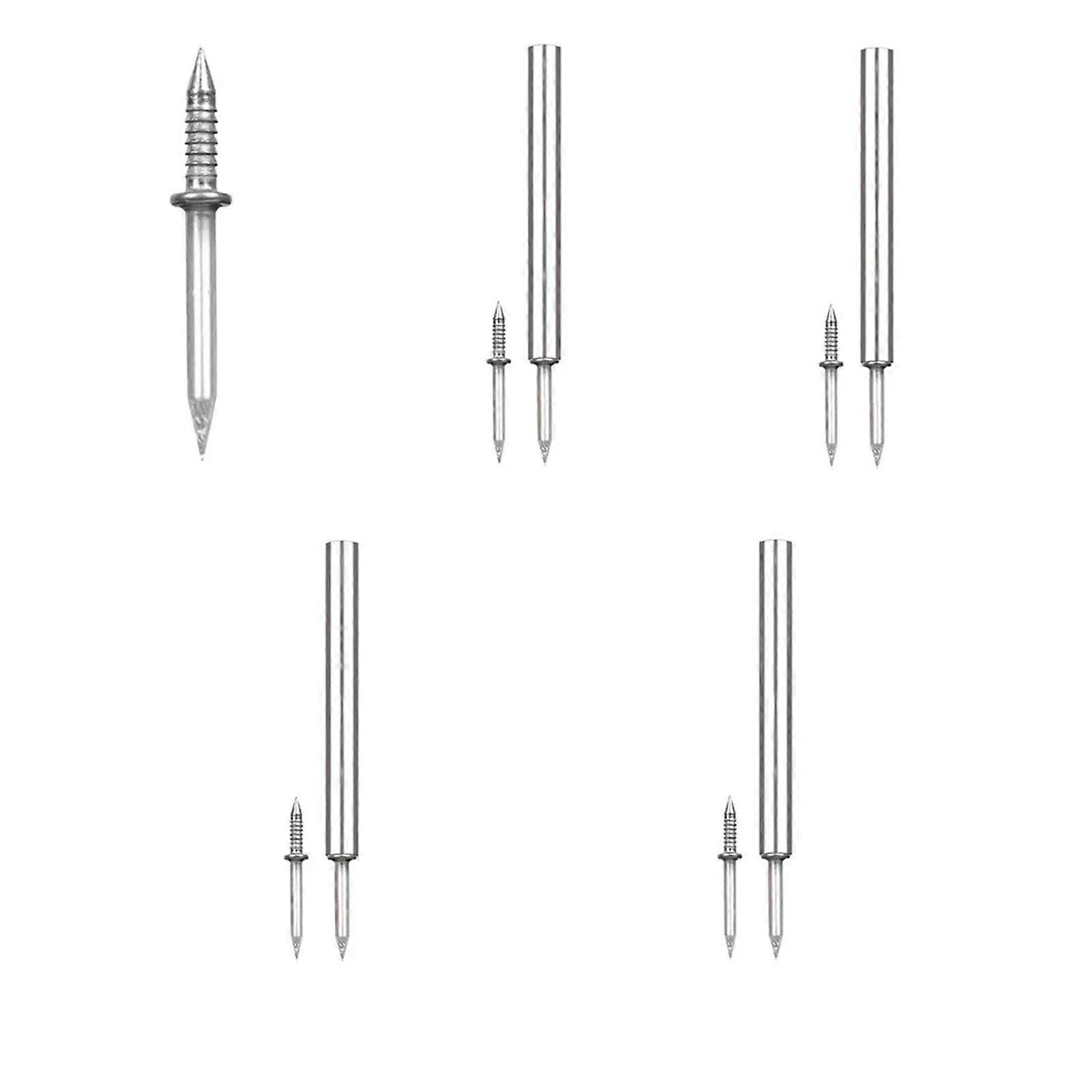 10/51/101/201/301pcs Double Head Nails AntiRust DoubleHead Seamless Thread Hard Nail Thread Screws Set NonMarking for Skirting Boards(101pcs)