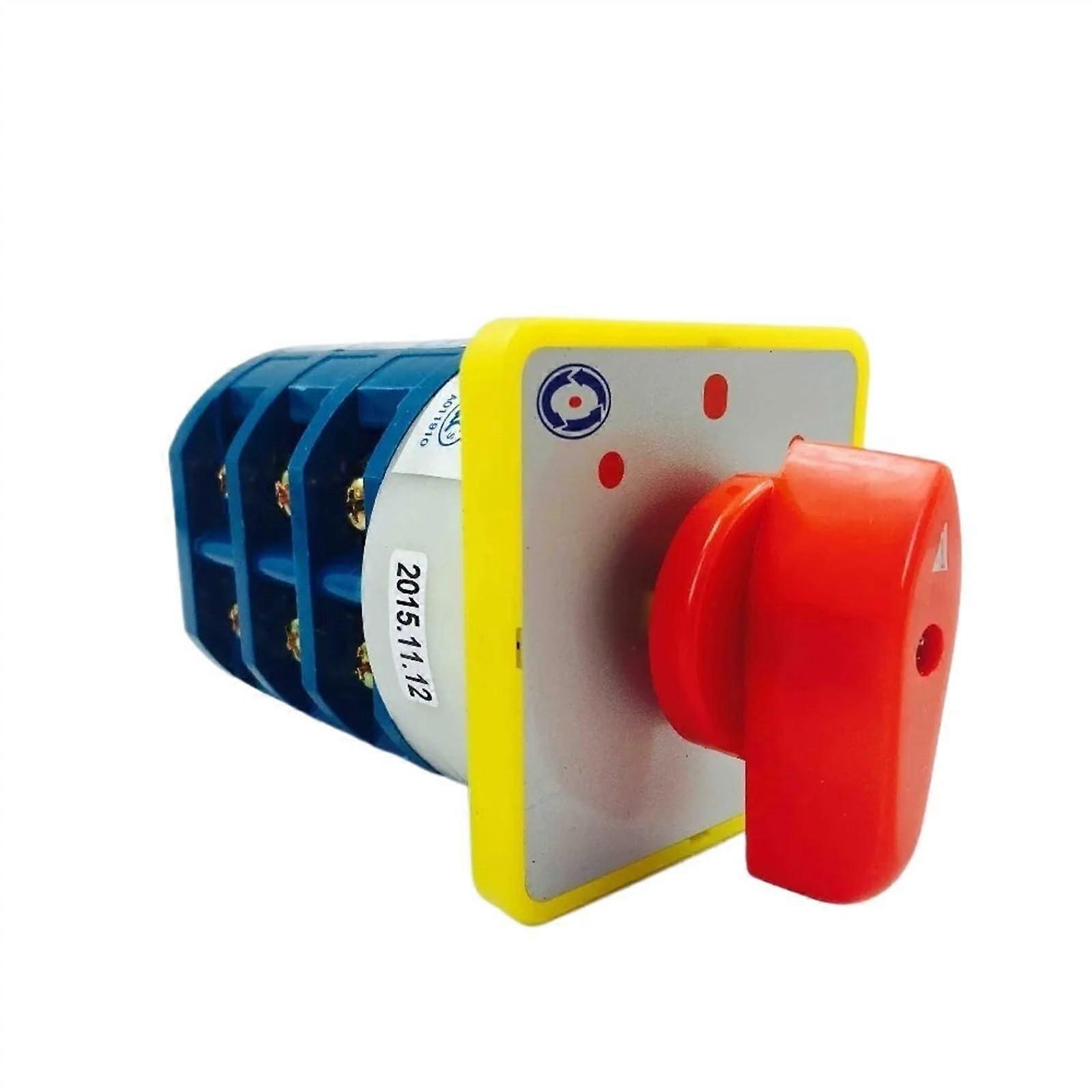 LW5-40/3 690V 40A 3-Phase Rotary Cam Switch With Silver Contacts 3-Position Reverse Changeover Motor Control