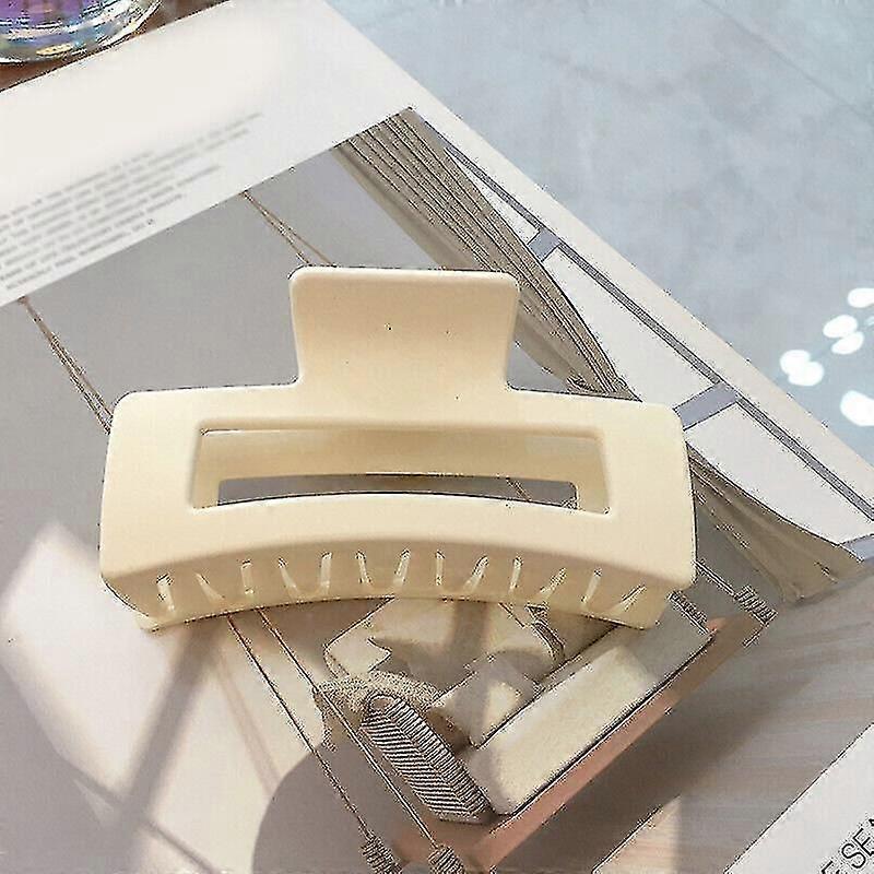 Femmes Grande griffe de cheveux Rectangle Pinces à cheveux Pince à cheveux Pinces à cheveux Pinces à cheveux Accessoires de cheveux
