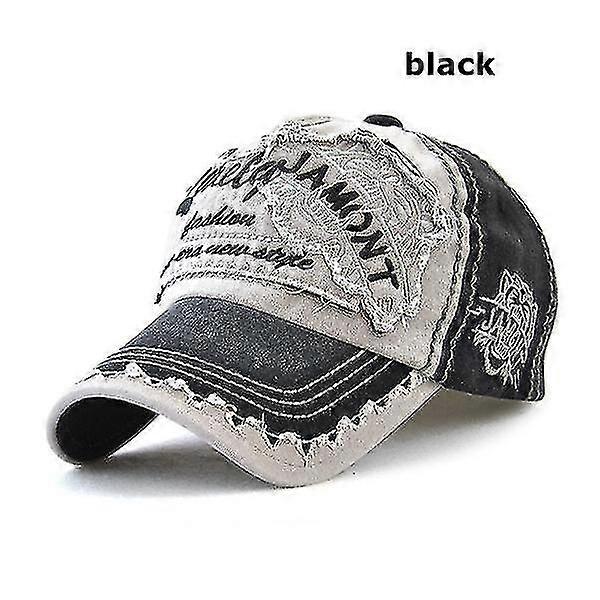 Clássico bordado algodão de beisebol boné visor chapéu casker fivela boné feminino masculino