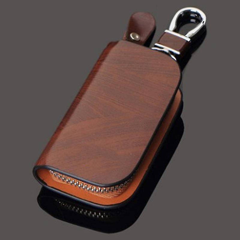 Cuir Ford Keyfob Keychain Key Case Wallet Bag Télécommande Case Cover Coin Holder Zipper Bag