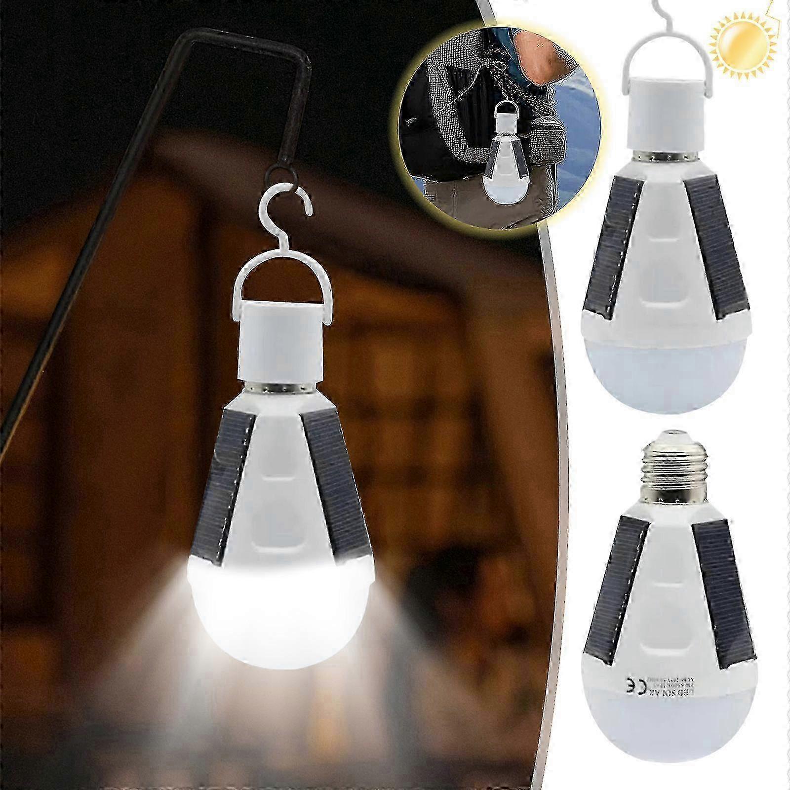 Solar LED Emergency Light for Camping Power Outages