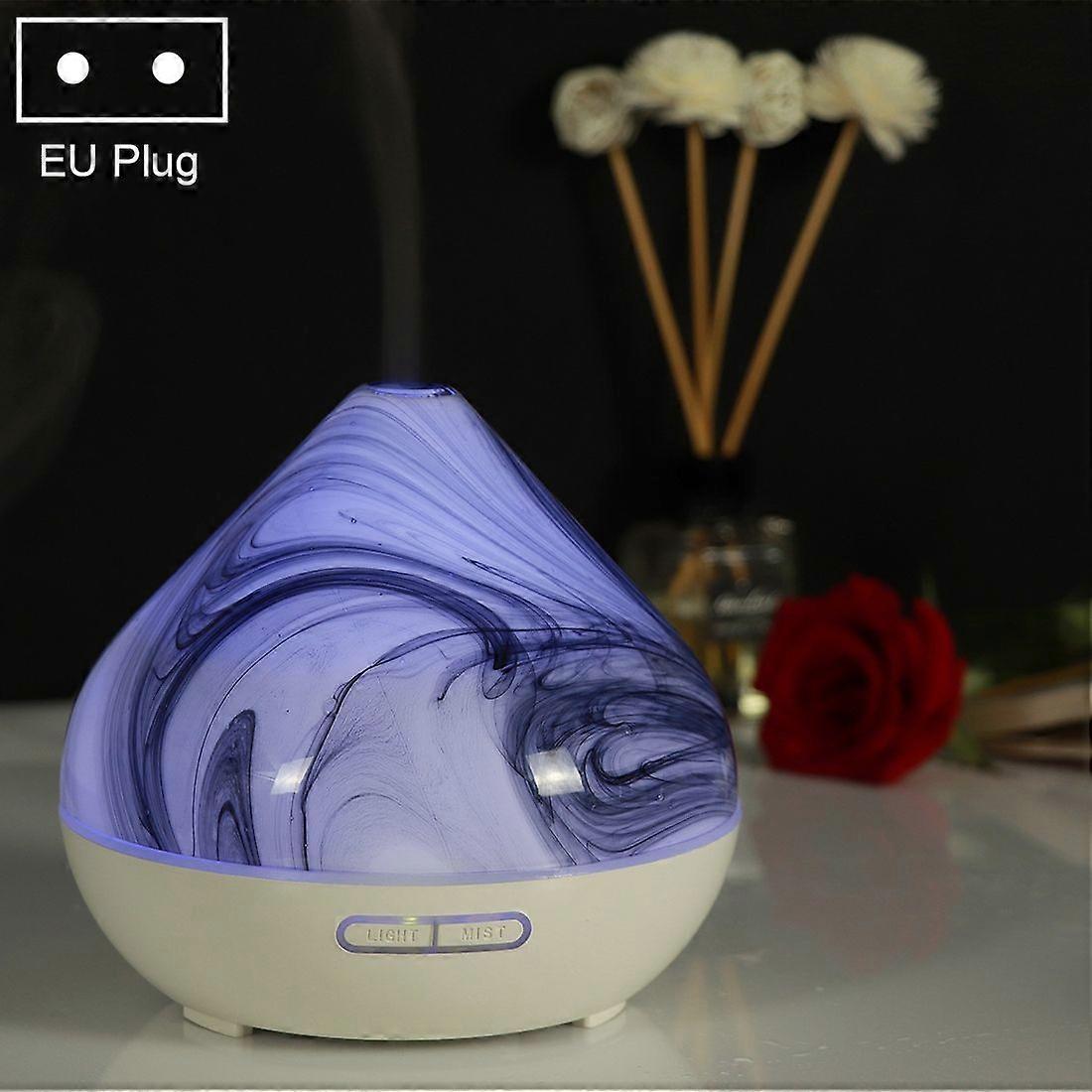 400ml Volcano Shape Humidifier Glass Aromatherapy Machine EU Plug