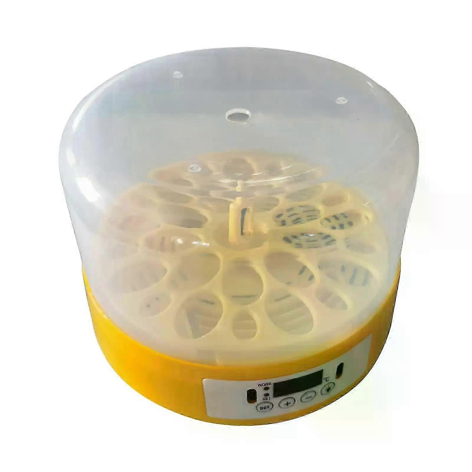 Egg Incubator Egg Turner Tray Egg Hatcher Machine Digital Poultry 18 Eggs Hatching for Quail Birds
